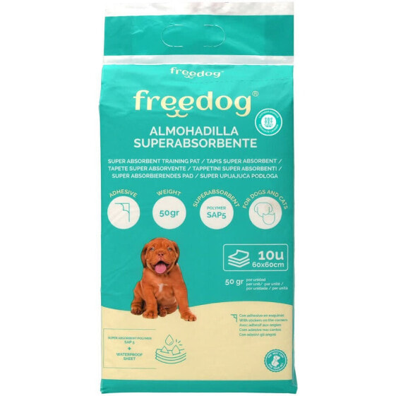 FREEDOG 60x60 cm super absorbent soaker 10 units