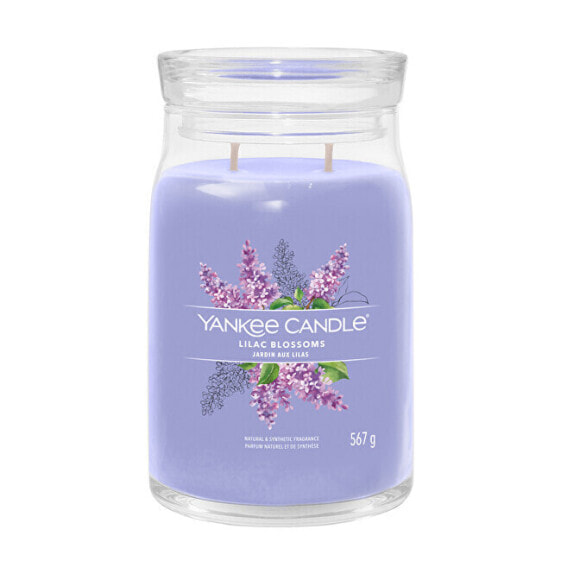 Aromatic candle Signature glass large Lilac Blossoms 567 g