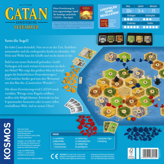 Настольная игра Космос Catan Мореплаватели Franckh-Kosmos Verlags-GmbH