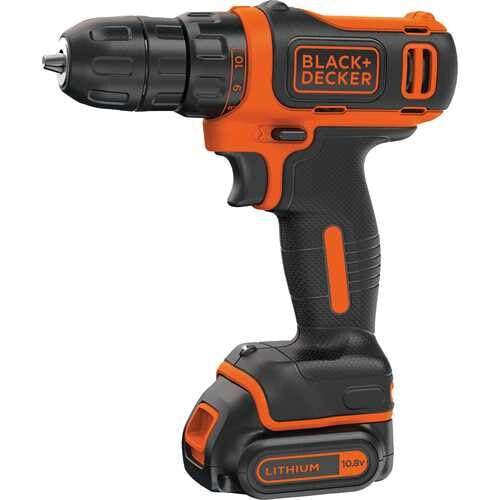 Black & Decker BDCDD12-QW - Pistol grip drill - Keyless - 1 cm - 2.5 cm - 1 cm - 1 mm