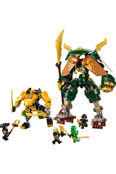 Конструктор пластиковый Lego Набор для сборки игрушка Ллойд и Арин Ниндзя Роботы 71794 (764 детали)