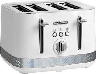 Toster Morphy Richards Illumination biały 4 kromki