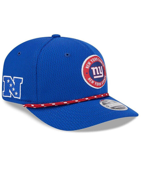 Men's Royal New York Giants 2024 Sideline 9SEVENTY Stretch-Snap Hat