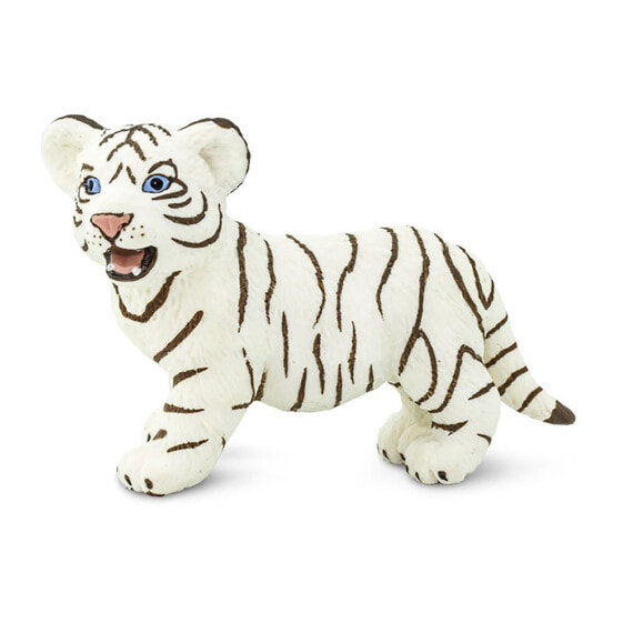 Фигурка Safari Ltd White Bengal Tiger Cub Figure серии Wild Safari (Дикая Сафари)