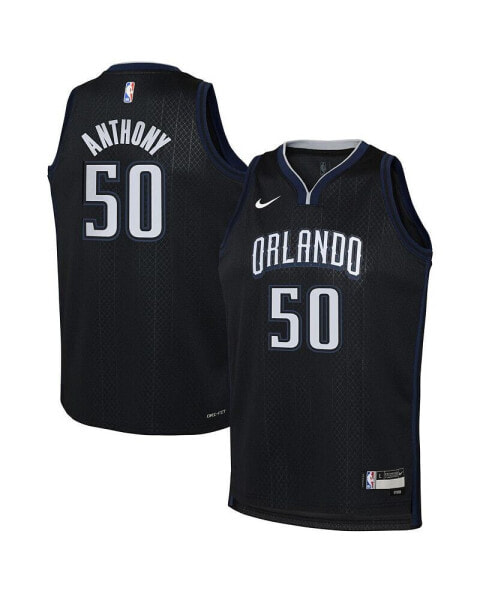 Big Boys Cole Anthony Black Orlando Magic 2022/23 Swingman Jersey - City Edition