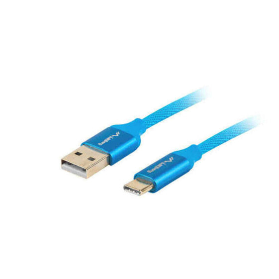 Кабель USB A — USB C Lanberg Quick Charge 3.0 Синий