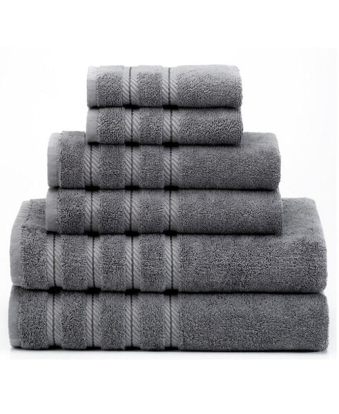 100% Turkish Cotton 6 Piece Towel Set