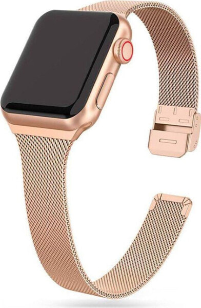 Браслет для умных часов Tech-Protect Thin Milanese Apple Watch 38/40/41mm Blush Gold