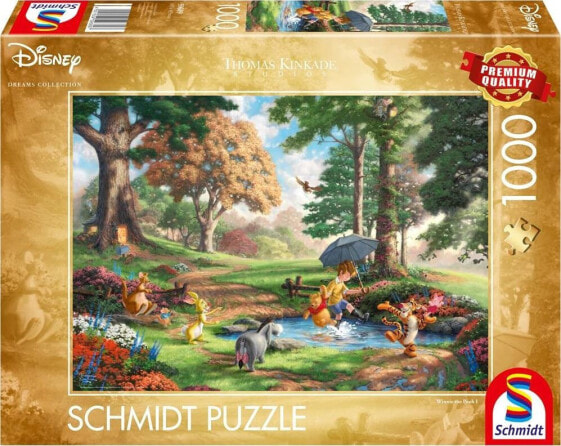 Schmidt Spiele Puzzle PQ 1000 Kubuś Puchatek (Disney) G3