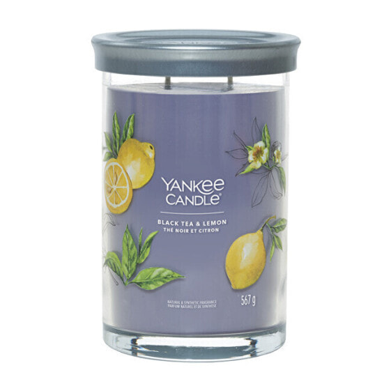 Aromatic candle Signature tumbler large Black Tea & Lemon 567 g