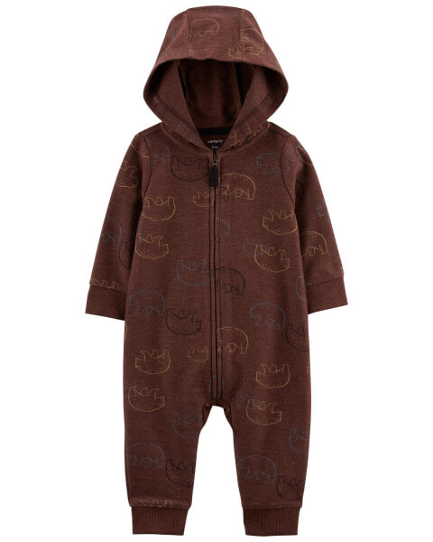 Baby Zip-Up Hooded Jumpsuit 9M