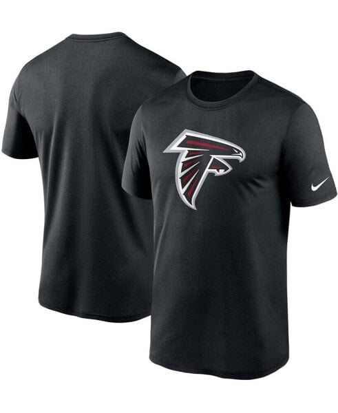 Men's Big and Tall Black Atlanta Falcons Logo Essential Legend Performance T-shirt