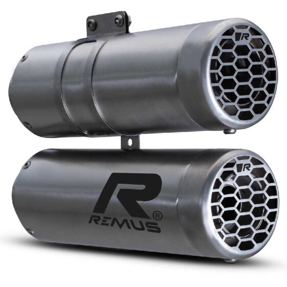 REMUS Double Mesh Stainless Steel R Nine T/Pure/Scrambler/Urban G/Urban S 21 Homologated Slip On Muffler