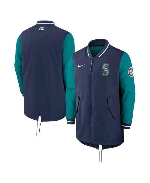 Men's Navy Seattle Mariners Authentic Collection Dugout Performance Full-Zip Jacket