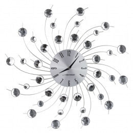 Часы настенные Esperanza EHC004 - AA - 1.5 V - черные - нержавеющая сталь - алюминий - 50 см