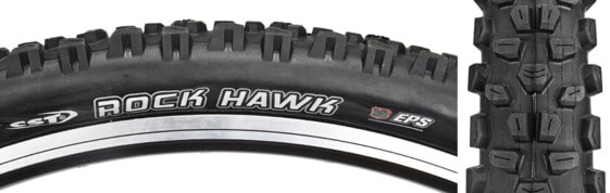 Покрышка велосипедная CST Rock Hawk 29 x 2.25, Клинчер, Стальная оплетка, Черная
