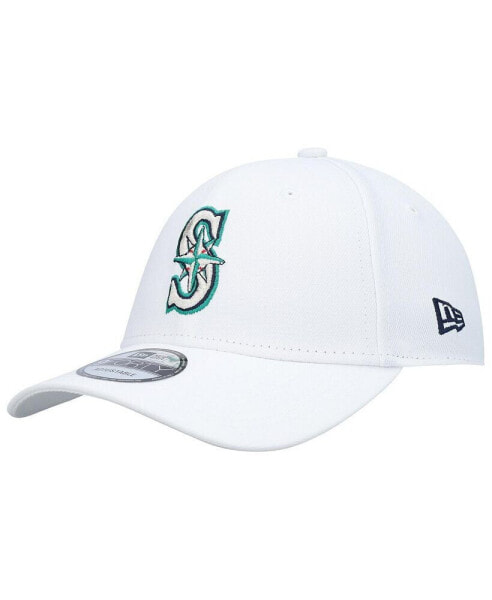 Men's White Seattle Mariners League II 9FORTY Adjustable Hat