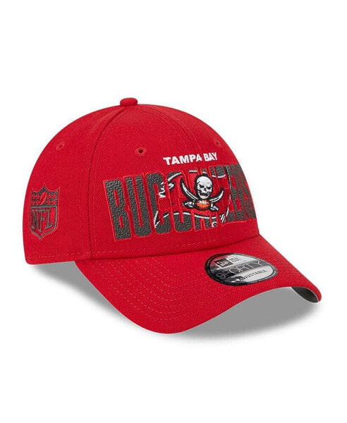 Men's Red Tampa Bay Buccaneers 2023 NFL Draft 9FORTY Adjustable Hat