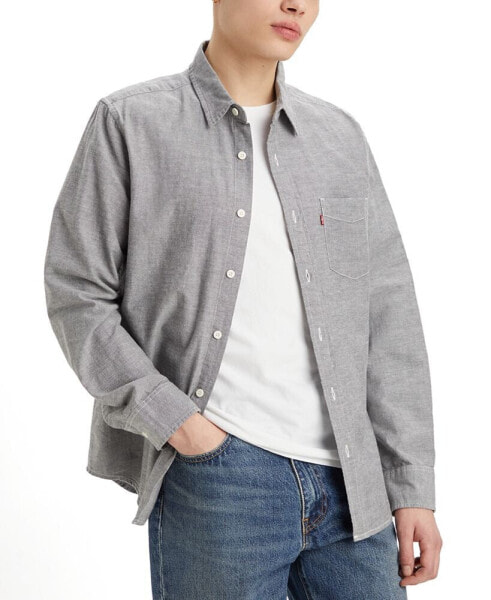 Рубашка мужская Levi's Classic 1 карманный регулярный крой длинный рукав