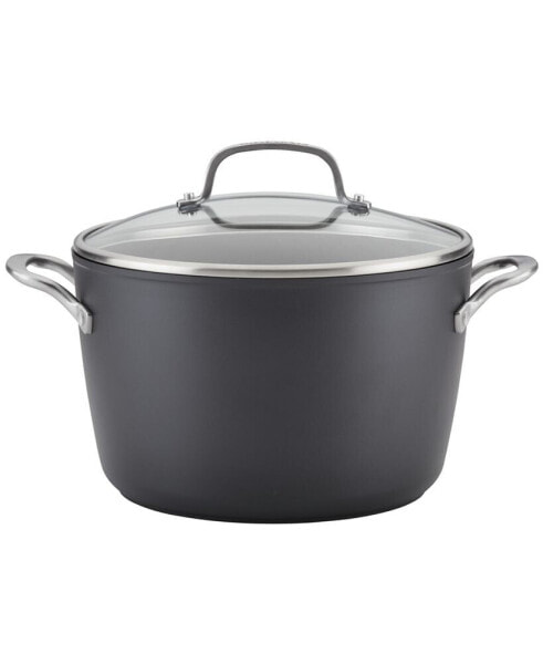 Hard-Anodized 8 Quart Induction Nonstick Stockpot with Lid