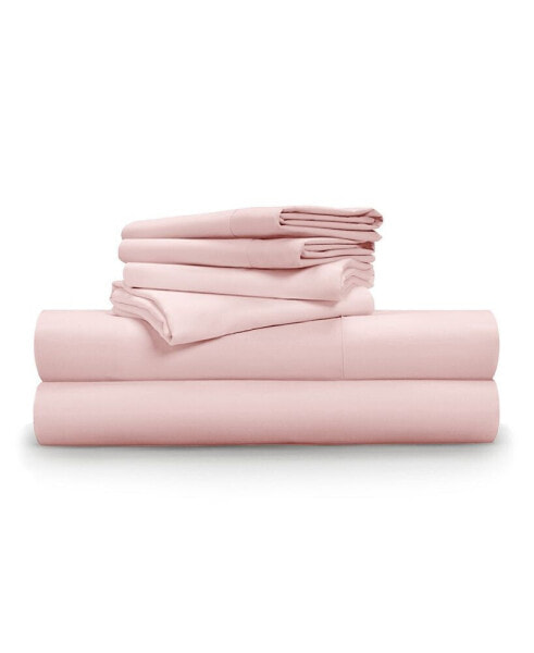 Luxe Soft Smooth 6 Piece Sheet Set, California King