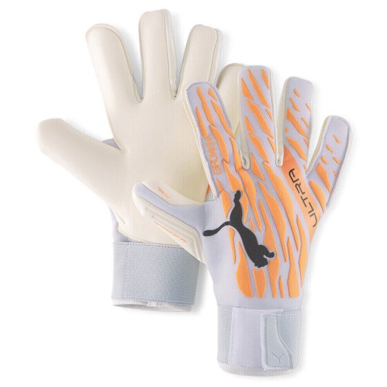 Puma Ultra Grip 1 Hybrid Pro Goalkeeper Gloves Mens Grey 041786-05