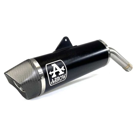 ARROW Maxi Race-Tech Aluminium Dark With Carbon End Cap Bmw F 850 GS ´18-20 homologated muffler