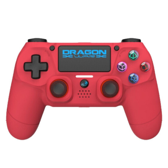 Wireless Gaming Controller Dragon War Shock 4 Red Bluetooth