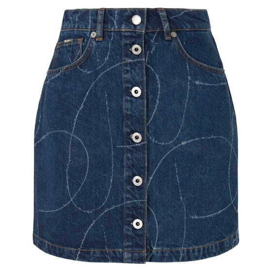 PEPE JEANS Winnie Logo Denim Skirt