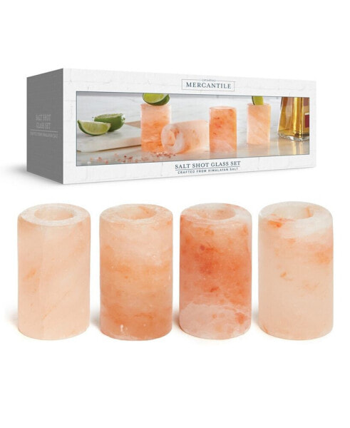 Himalayan Salt Shot Glasses, Set of 4