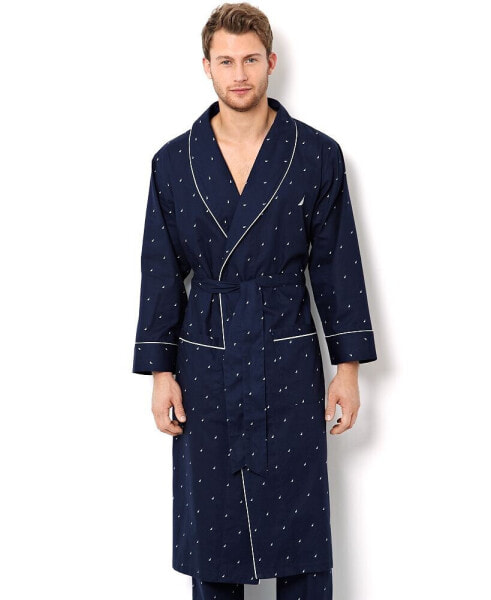 Men's Signature Light Weight J-Class Logo Woven Robe