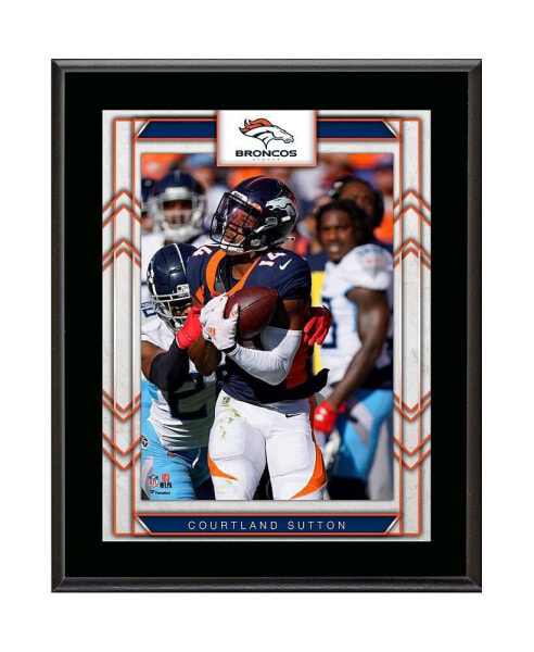 Courtland Sutton Denver Broncos 10.5" x 13" Player Sublimated Plaque