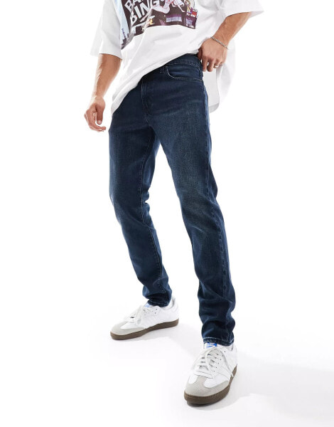 Levi's 512 slim taper jeans in dark blue