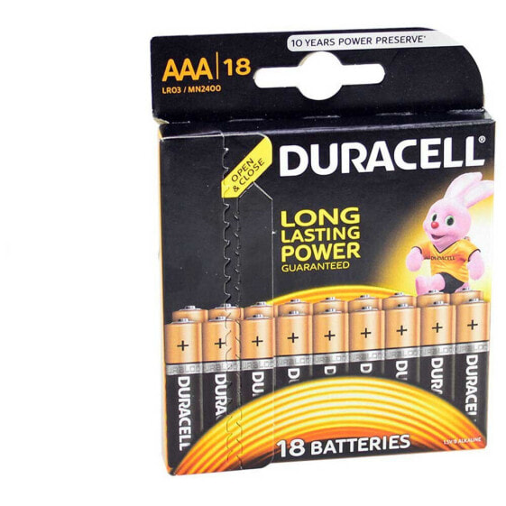 DURACELL AAA Alkaline Battery 18 Units