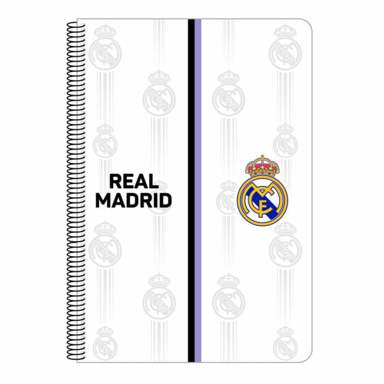 Блокнот Real Madrid C.F. Чёрный Белый A4