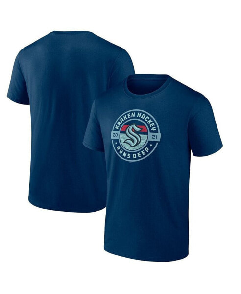 Men's Deep Sea Blue Seattle Kraken Local T-shirt