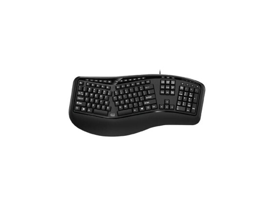 ADESSO AKB-150UB Desktop Ergonomic Keyboard - Black