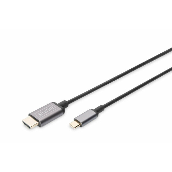 Кабель HDMI Digitus DIGITUS Cable adaptador de vídeo USB-C™ - HDMI®, UHD 4K / 30 Hz Серый 1,8 m
