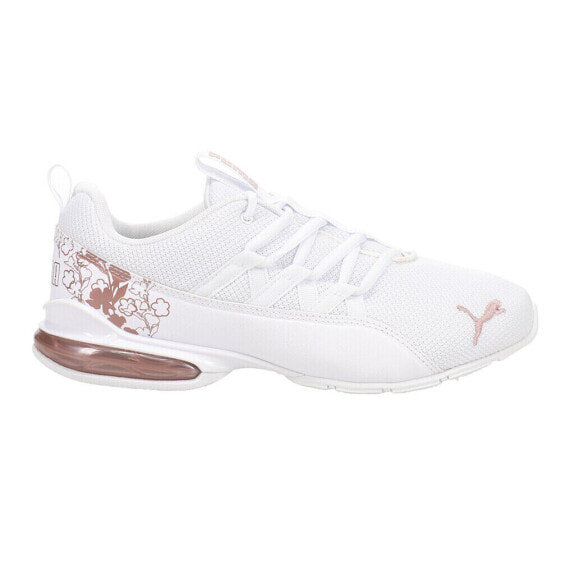 Puma Riaze Prowl Floral Wide Lace Up Womens White Sneakers Casual Shoes 3112740