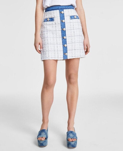 Women's Natalie Tweed Mini Skirt