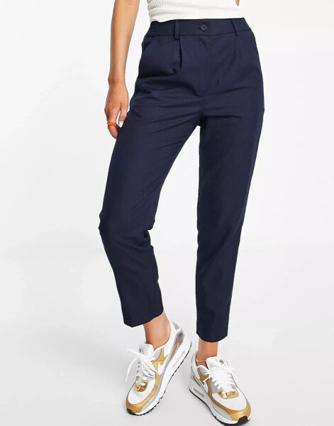 Lacoste slim fit trousers in navy