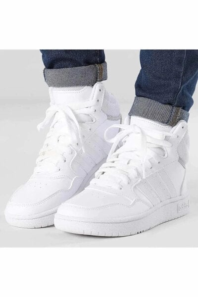 Hoops Mid Originals V-1 Kadın Sneaker Ayakkabı GW0401Beyaz