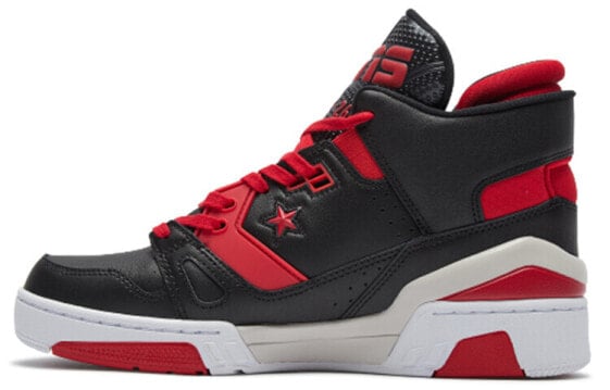 Кроссовки Converse ERX Courtside Game Empired Red - высокие, модные, баскетбольные, унисекс, черно-красные 163852C