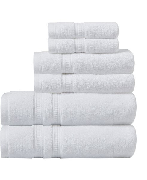 Plume Feather Touch Cotton 6-Pc. Bath Towel Set