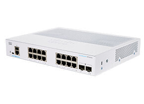 Cisco CBS350-16T-2G-EU - Managed - L2/L3 - Gigabit Ethernet (10/100/1000) - Rack mounting