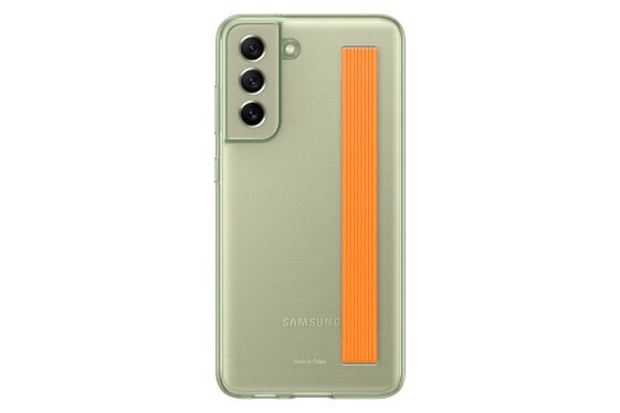 Samsung S21 FE Slim Strap Cover O.Green