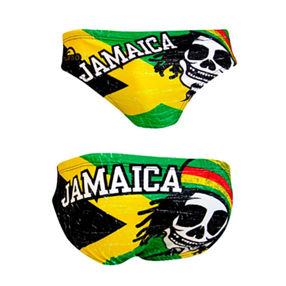 TURBO Jamaica Skull Vintage 2013 Waterpolo Swimming Brief
