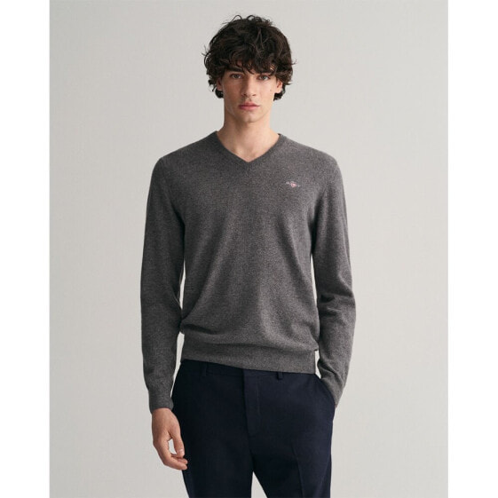 GANT Superfine Lambswool V Neck Sweater