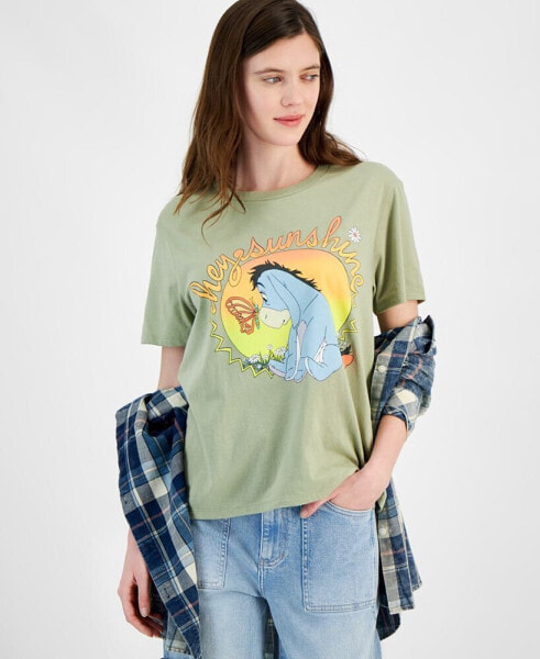 Juniors' Winnie the Pooh Eeyore Sunshine Graphic T-Shirt