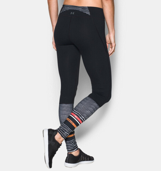 Under Armour Legginsy damskie Mirror Striped czarne r. S (1298552)